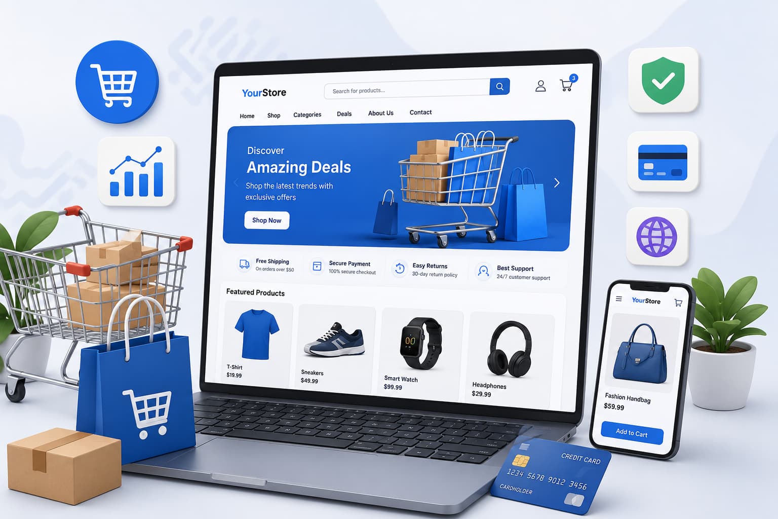 eCommerce Solutions - UpWard IT Solutions